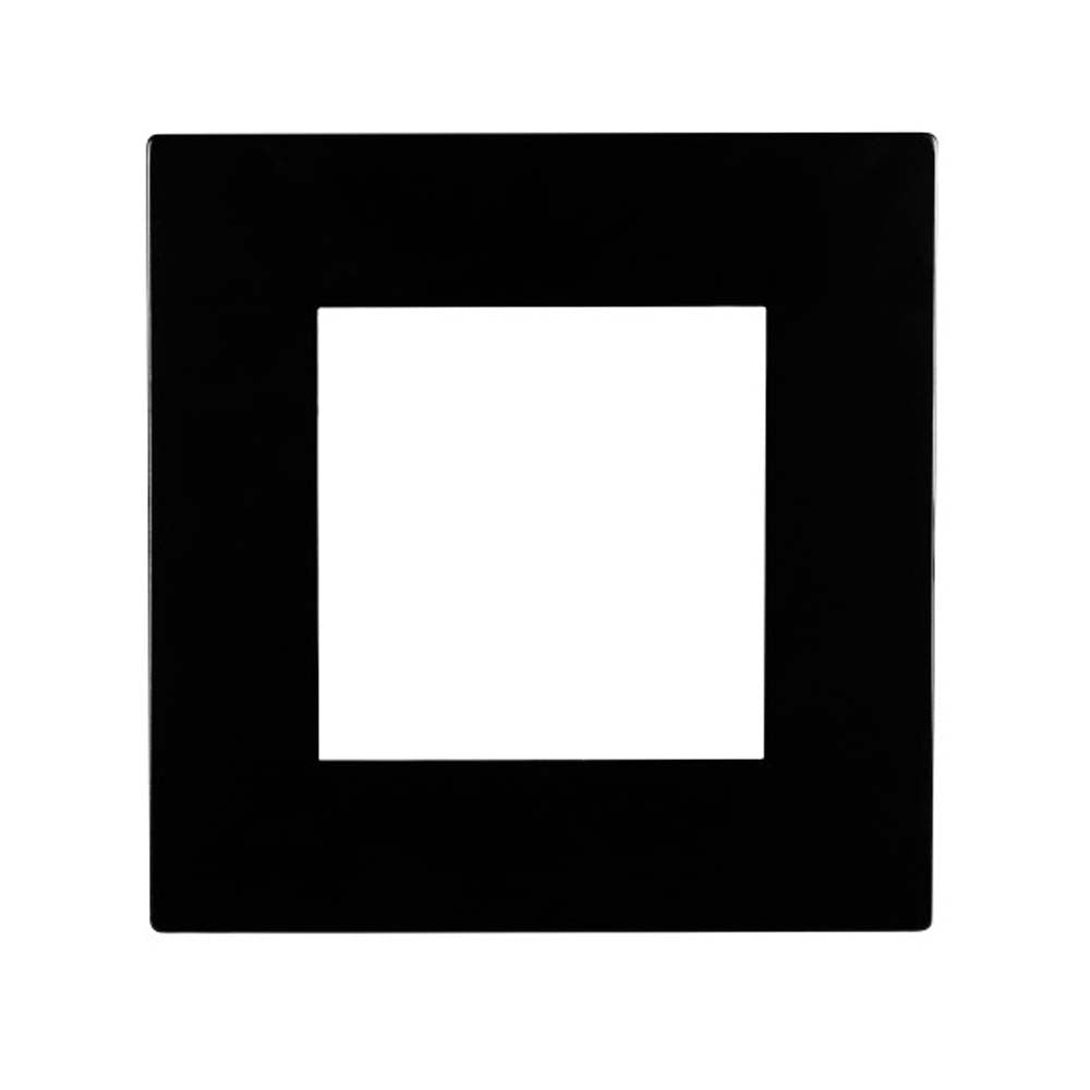 Square Black Faceplate for NICOR DLE6 Series Downlights