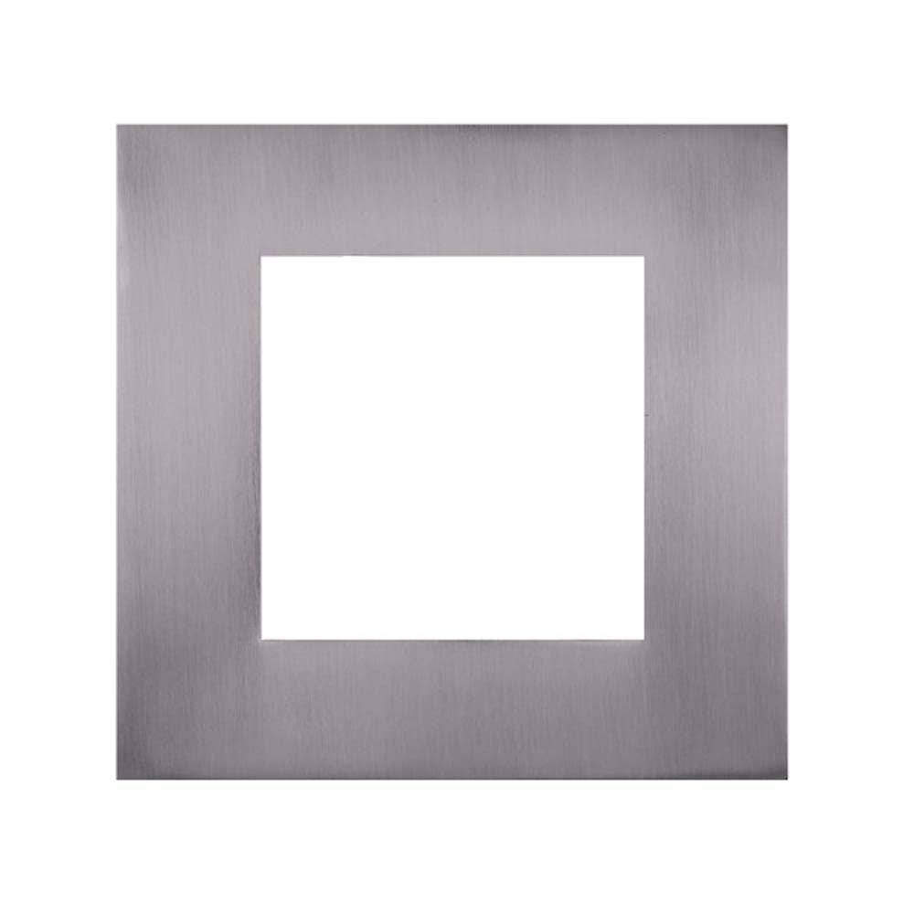 Square Nickel Faceplate for NICOR DLE6 Series Downlights