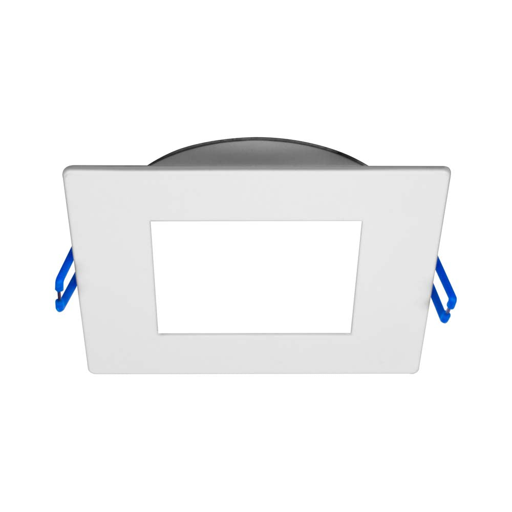 DLE6 Series 6 in. Square White Flat Panel LED Downlight in 4000K ...