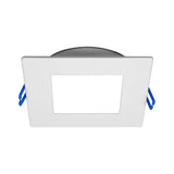 DLE6 Series 6 in. Square White Flat Panel LED Downlight in 4000K