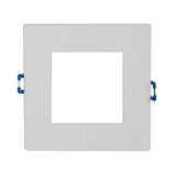 DLE6 Series 6 in. Square White Flat Panel LED Downlight in 4000K_1