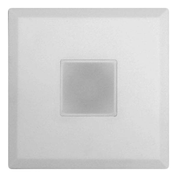 DLF SureFit Series Trim Plate, Square with White Finish