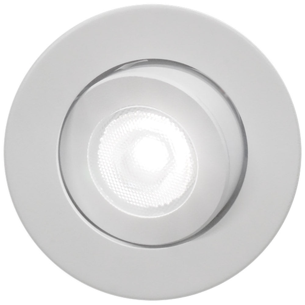 NICOR 2 in. LED Gimbal Downlight 2700 Warm White 662Lm with White Trim