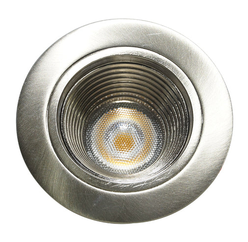 NICOR 2 in. LED Downlight with Baffle Trim in Nickel, 3000K