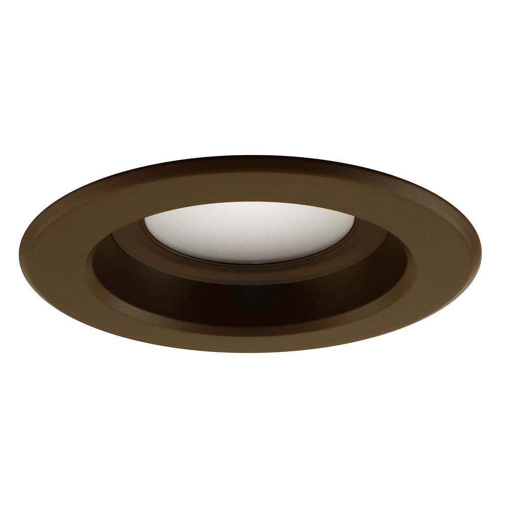NICOR 4 inch LED Recessed Retrofit Kit 2700K Dimmable Oil Rubbed Bronze Trim