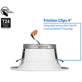 DLR4 (v5) 4-inch Nickel Recessed LED Downlight, 4000K_4