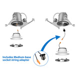 DLR4 (v5) 4-inch Nickel Recessed LED Downlight, 4000K_1