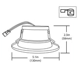 DLR4 (v5) 4-inch Oil-Rubbed Bronze Recessed LED Downlight, 2700K_2