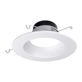 Nicor 5-6 in. Selectable CCT in White LED Recessed Downlight, Dimmable