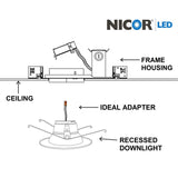 DLR56 (v5) 5/6-inch Nickel Recessed LED Downlight System, 4000K_7