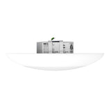 NICOR 5-6 in. inch Surface Mount LED Downlight 3000K Dimmable White Finish - BulbAmerica