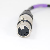 XLR Adaptor 5 pole Male to 5 pole Female DMX lighting connector - BulbAmerica