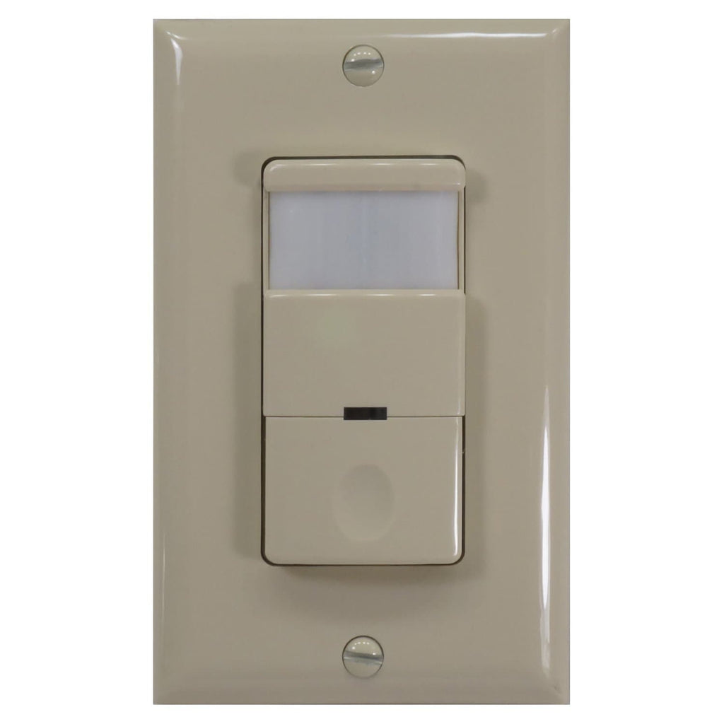 NICOR Occupancy / Vacancy Passive Infrared Motion Sensor Wall Switch Ivory
