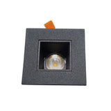 NICOR 2 in. Square LED Downlight with Baffle Trim in Black, 3000K_1