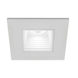 NICOR 2-inch. Square LED Down light with Baffle Trim in White, 3000K - BulbAmerica