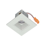 NICOR 2 in. Square LED Downlight 4000K Cool White 694Lm with White Trim - BulbAmerica