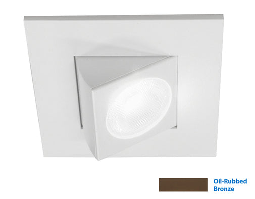 NICOR 2 in. Square Eyeball LED Downlight in Oil-Rubbed Bronze, 3000K
