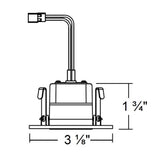Nicor - DQR2-AA-10-120-3K-OB - BulbAmerica