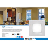 NICOR 6 in. White Square LED Recessed Downlight in 2700K_3