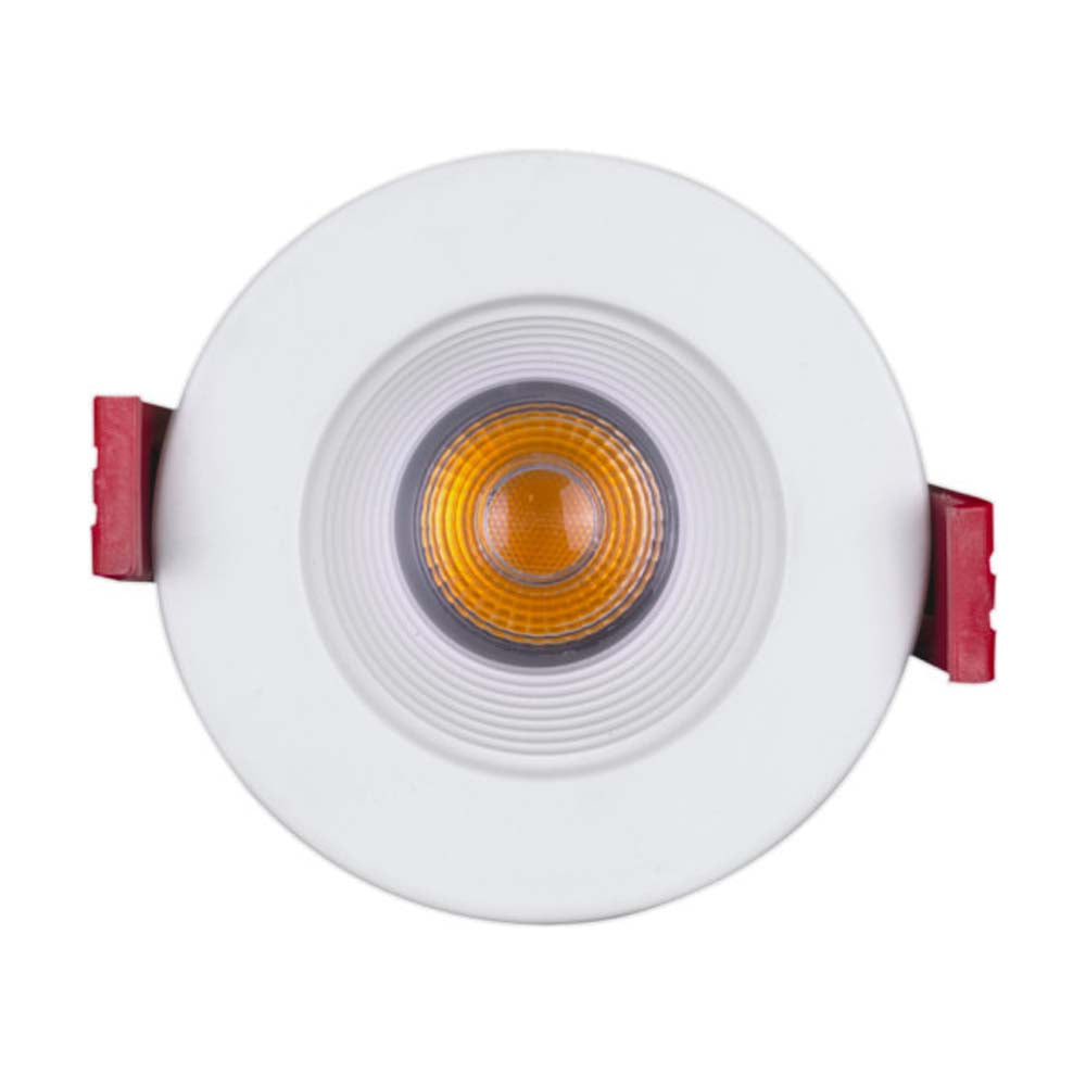 NICOR 2-inch Round LED Recessed Downlight in White, 3000K