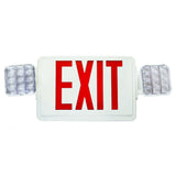 NICOR Remote Capable LED Emergency Exit Sign with Dual Adjustable LED Heads