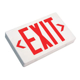 NICOR LED Emergency Exit Sign with Red Lettering