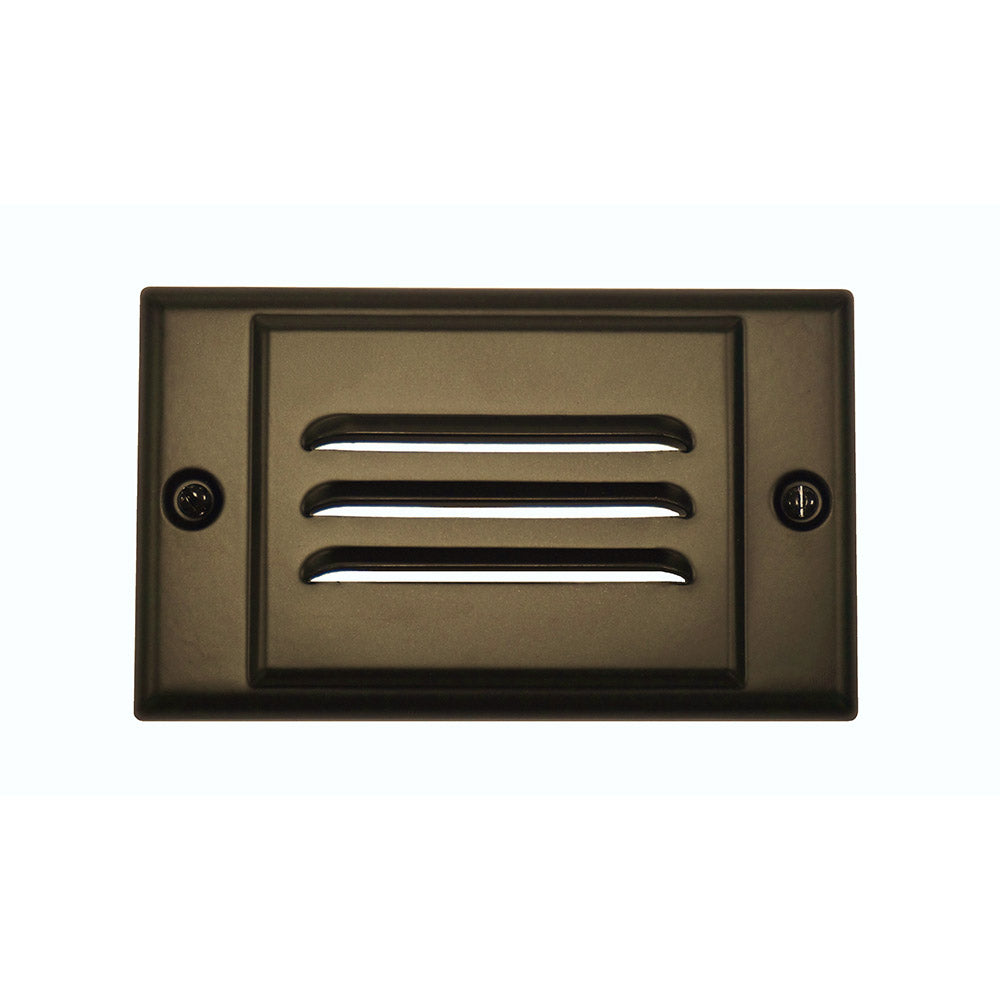 Oil-Rubbed Bronze Horizontal Faceplate for NICOR LED Step Light (STP-10-120-WH)