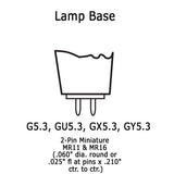 OSRAM TP-120 lampholder G5.3, GU5.3, GX5.3, GY5.3 ceramic socket_6