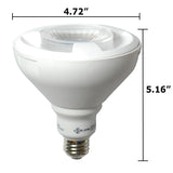 High Quality LED 15.5W Dimmable PAR38 Cool White Light Bulb - 100w Equiv. - BulbAmerica