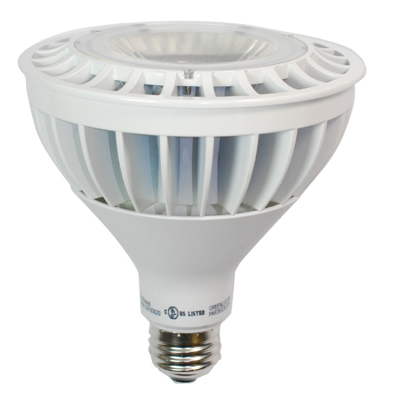 High Quality LED 18w Dimmable PAR38 Cool White Waterproof Bulb - 120w Equiv.