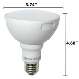 High Quality LED 11w Dimmable BR30 Soft White Light Bulb - 65w Equiv. - BulbAmerica