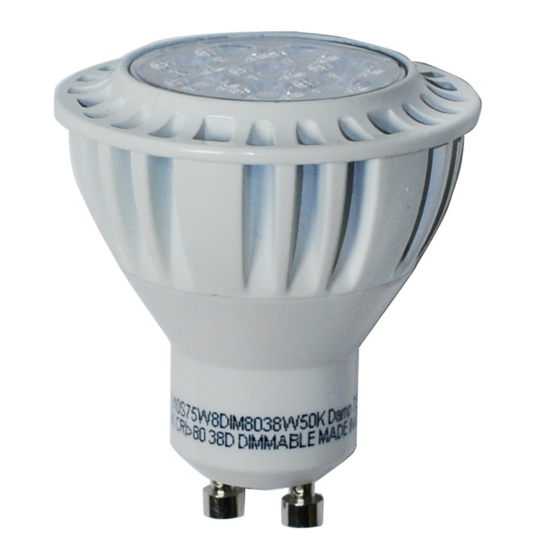 High Quality LED 7.5W GU10 MR16/PAR16 Daylight 650LM Flood Light Bulb