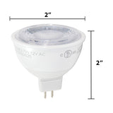 7W MR16 LED Soft White Dimmable 550LM Flood Light Bulb - 50w equal_1