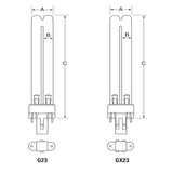for Oase Living Water Filtoclear 800 Germicidal UV Replacement bulb - Ushio OEM bulb_1