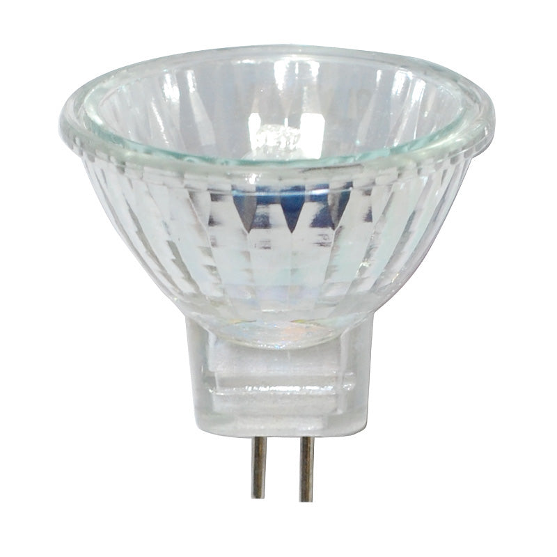 Platinum 5W 12V MR11 GU4 Bipin Base Narrow Flood Mini Reflector Bulb –  BulbAmerica
