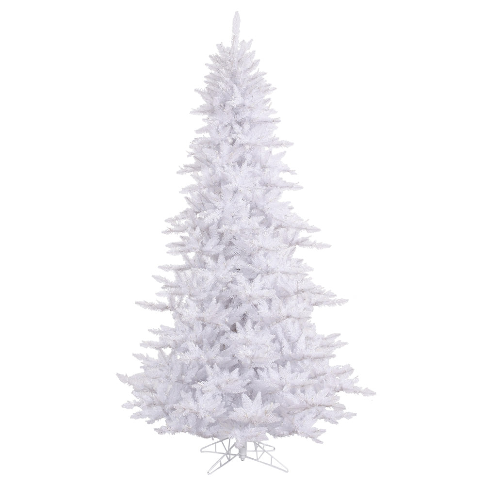 Vickerman 3' Unlit White Fir Artificial Christmas Tree - 234 Tips Plastic stand