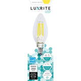 Luxrite Antique Filament LED 4.5 Watt 2700K E12 Chandelier Light Bulb_2