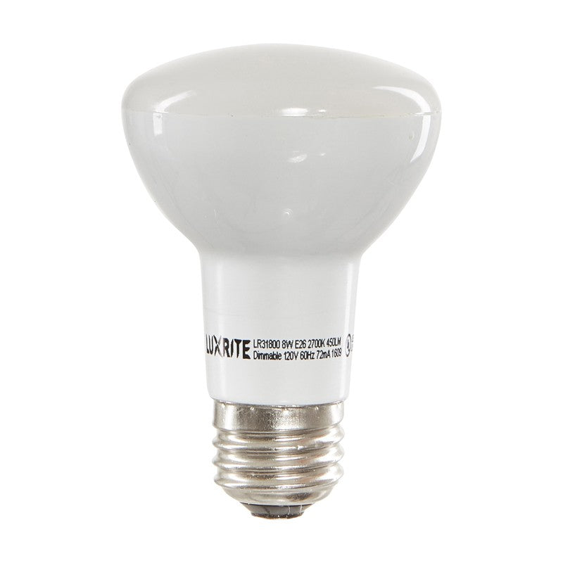 Luxrite 6.5w R20 3000k Soft White Dimmable LED Light Bulb - 45w equivalent