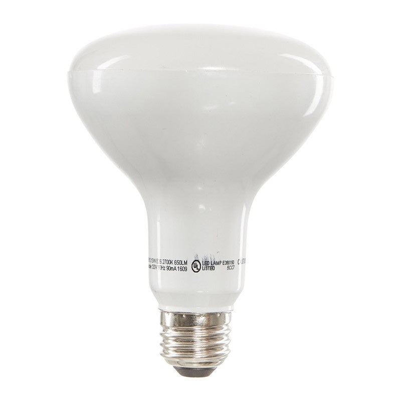 Luxrite 9W BR30 Dimmable LED 3500K Natural White Light Bulb