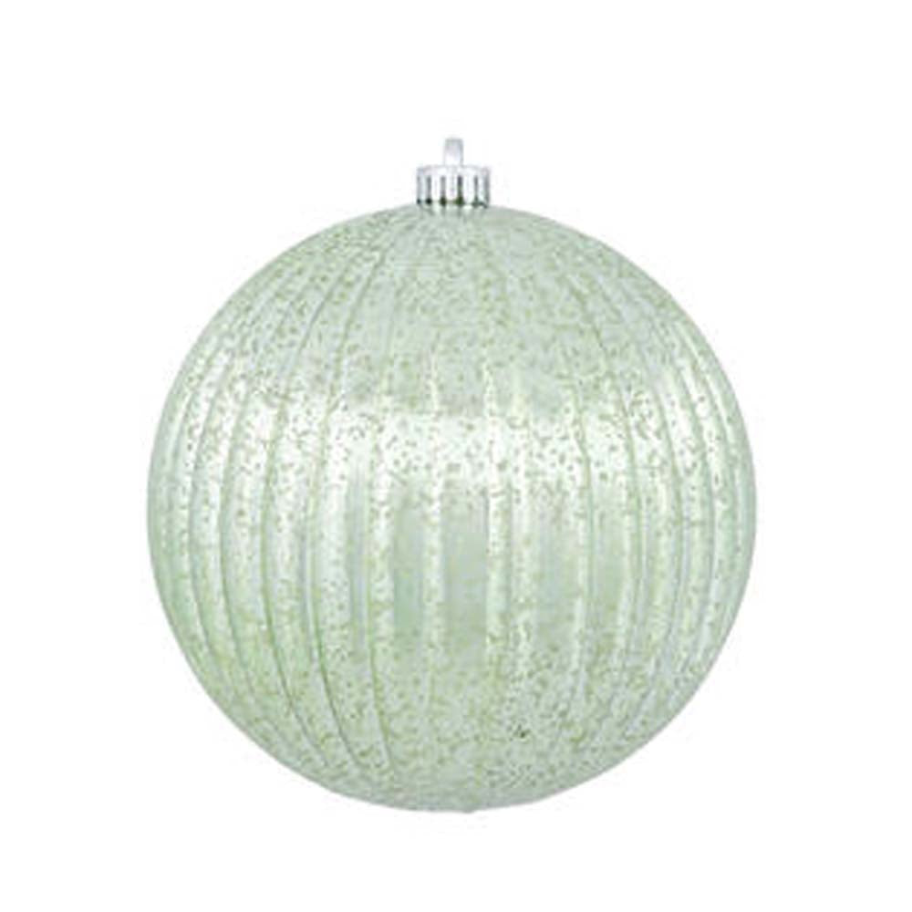 10" Celadon Mercury Pumpkin Ball Shatterproof Christmas Ornament