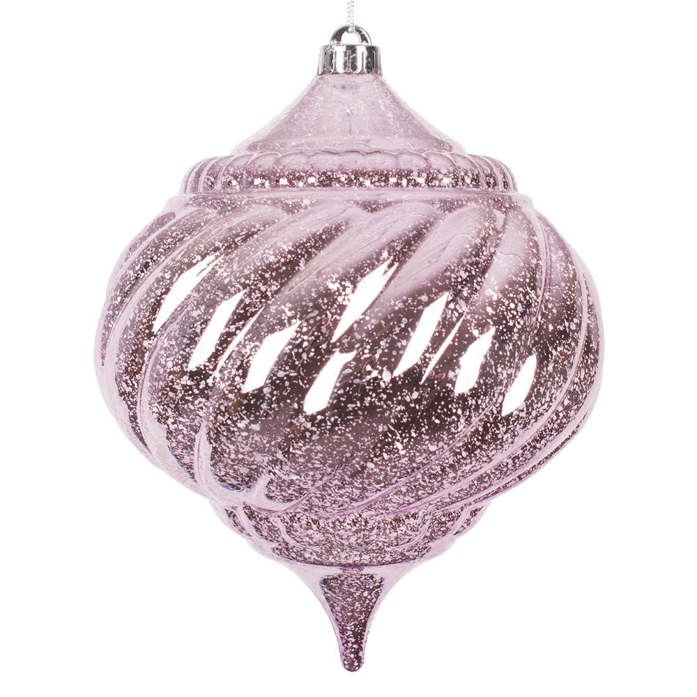 Vickerman 8 in. Lavender Shiny Mercury Onion Christmas Ornament