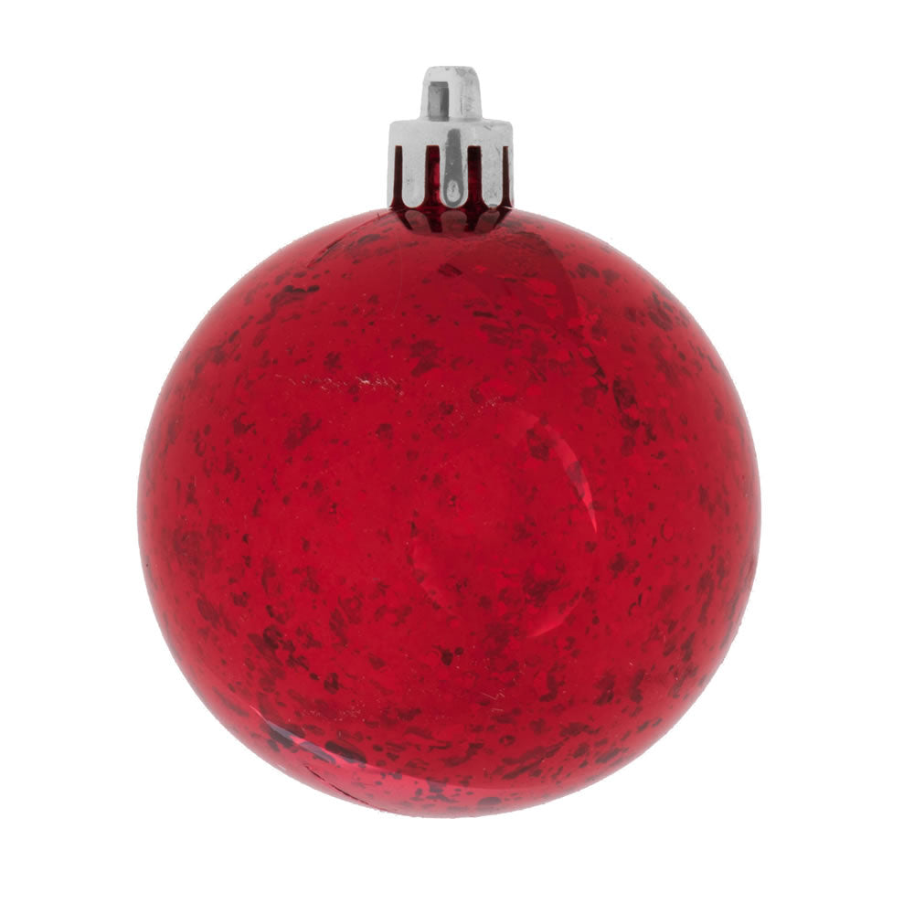 Vickerman 4.75 in. Red Shiny Mercury Ball Christmas Ornament