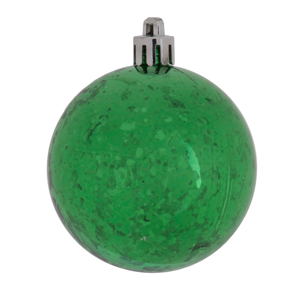 Vickerman 4.75 in. Green Shiny Mercury Ball Christmas Ornament