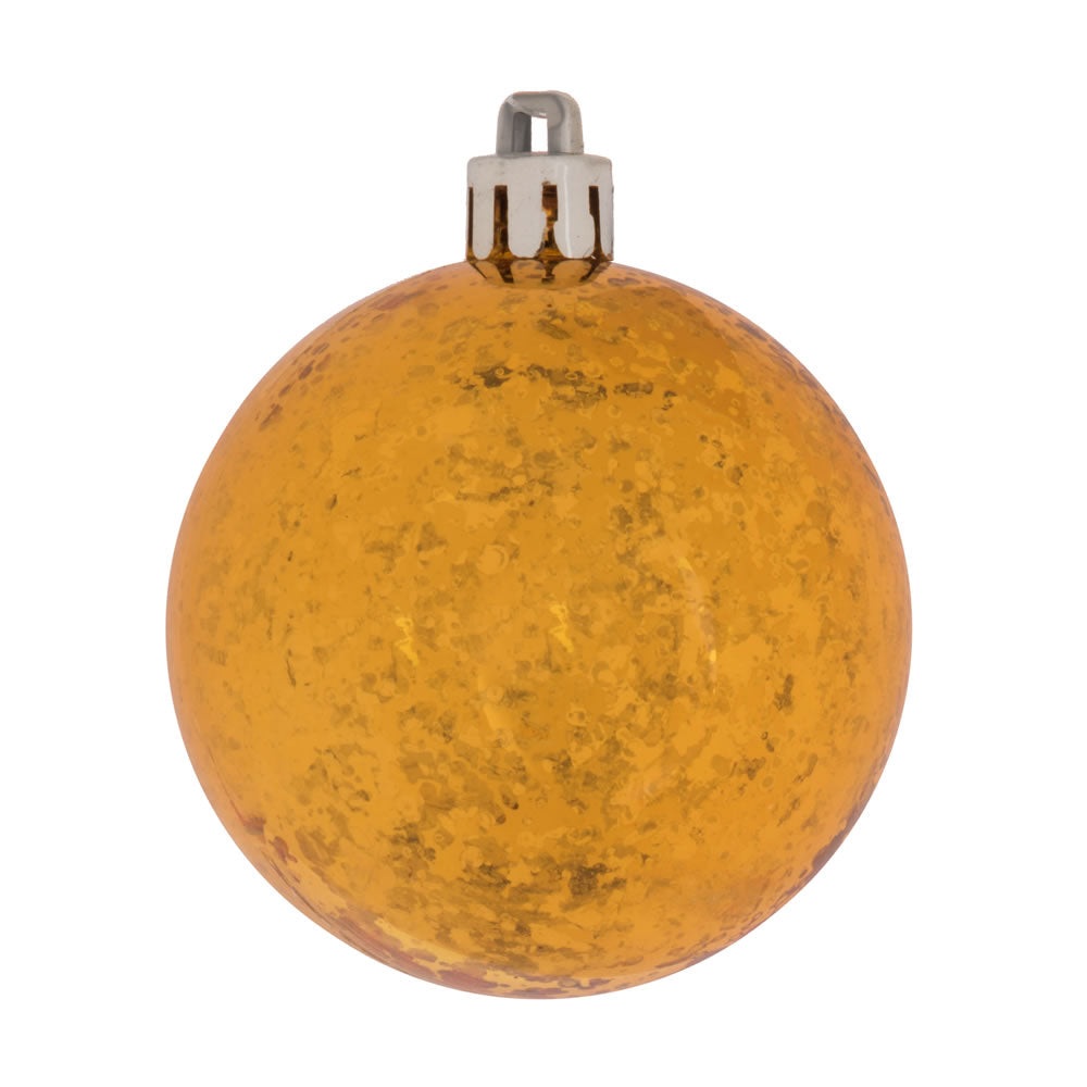 Vickerman 4 in. Antique Gold Shiny Mercury Ball Christmas Ornament