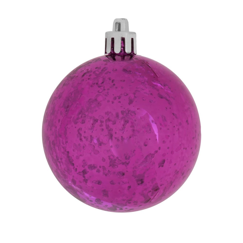 Vickerman 4 in. Mauve Shiny Mercury Ball Christmas Ornament