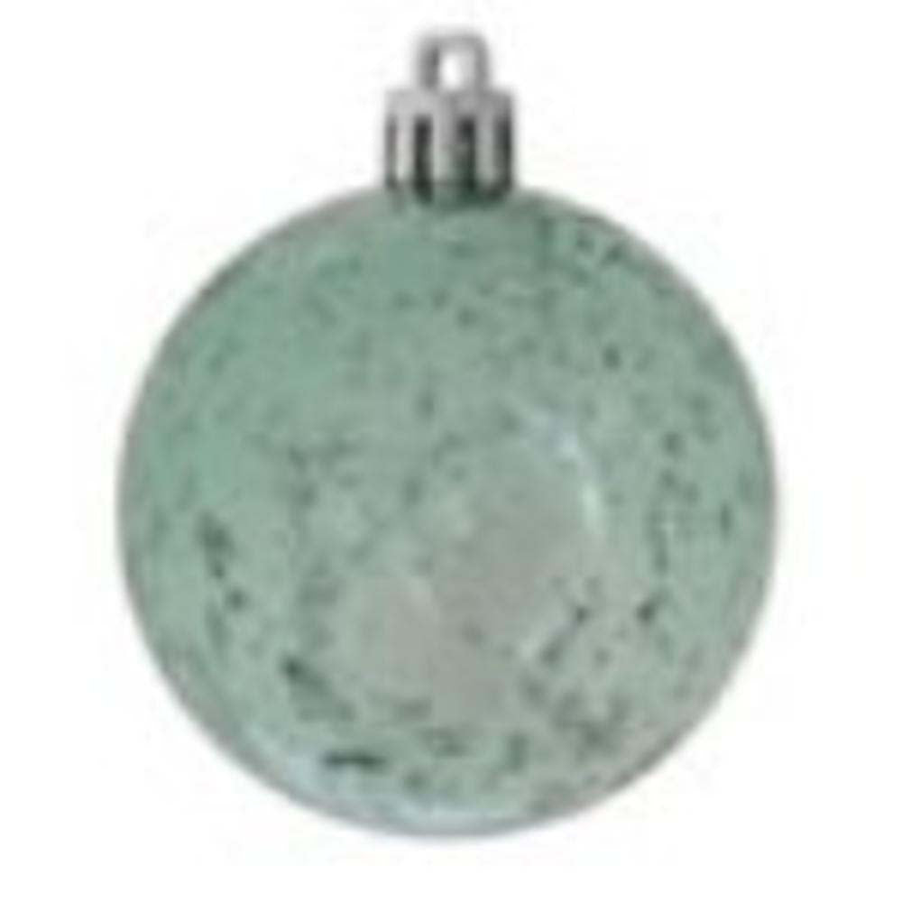 12" Seafoam Shiny Mercury Shatterproof Ball Christmas Ornament