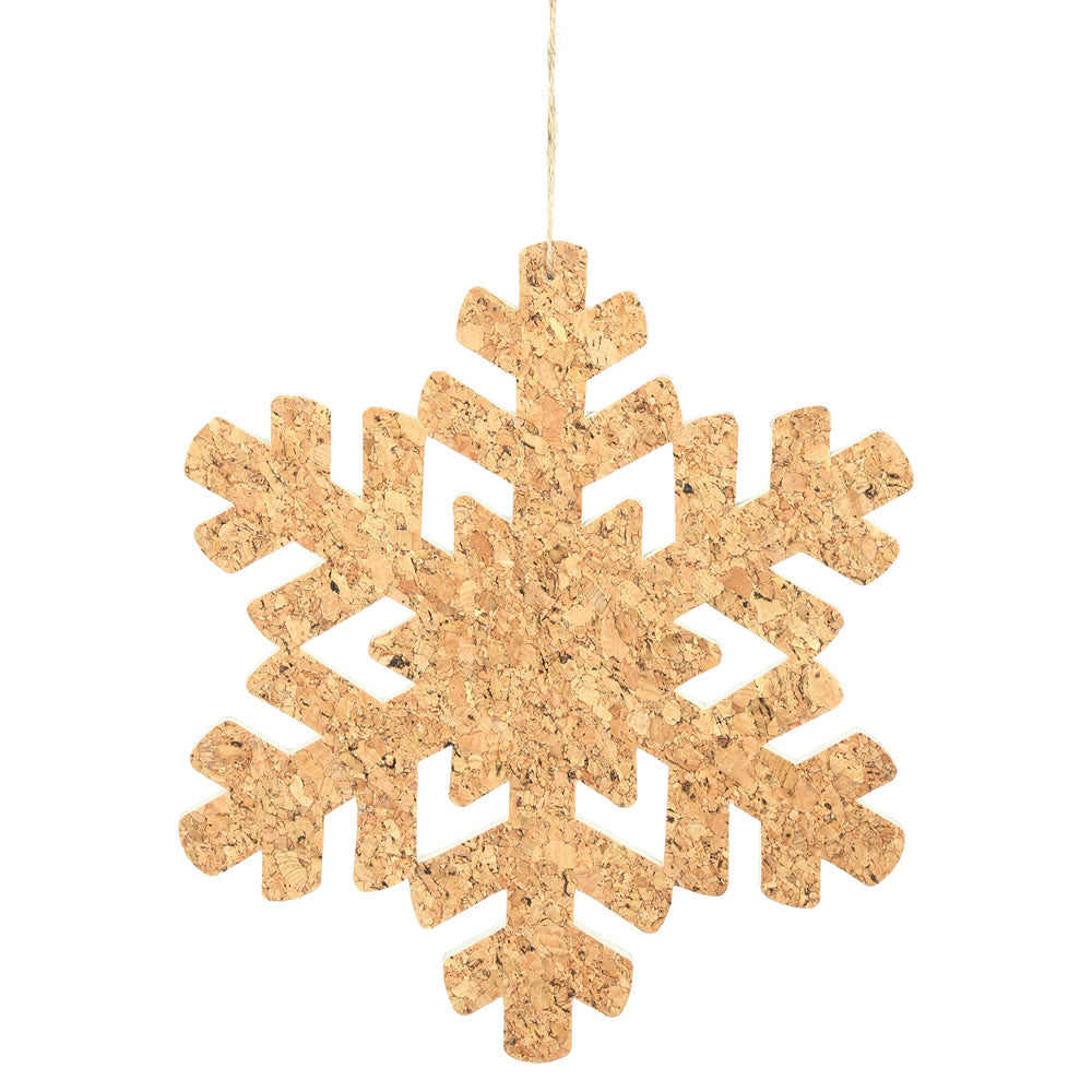 Vickerman 10 in. Brown Snowflake Christmas Ornament