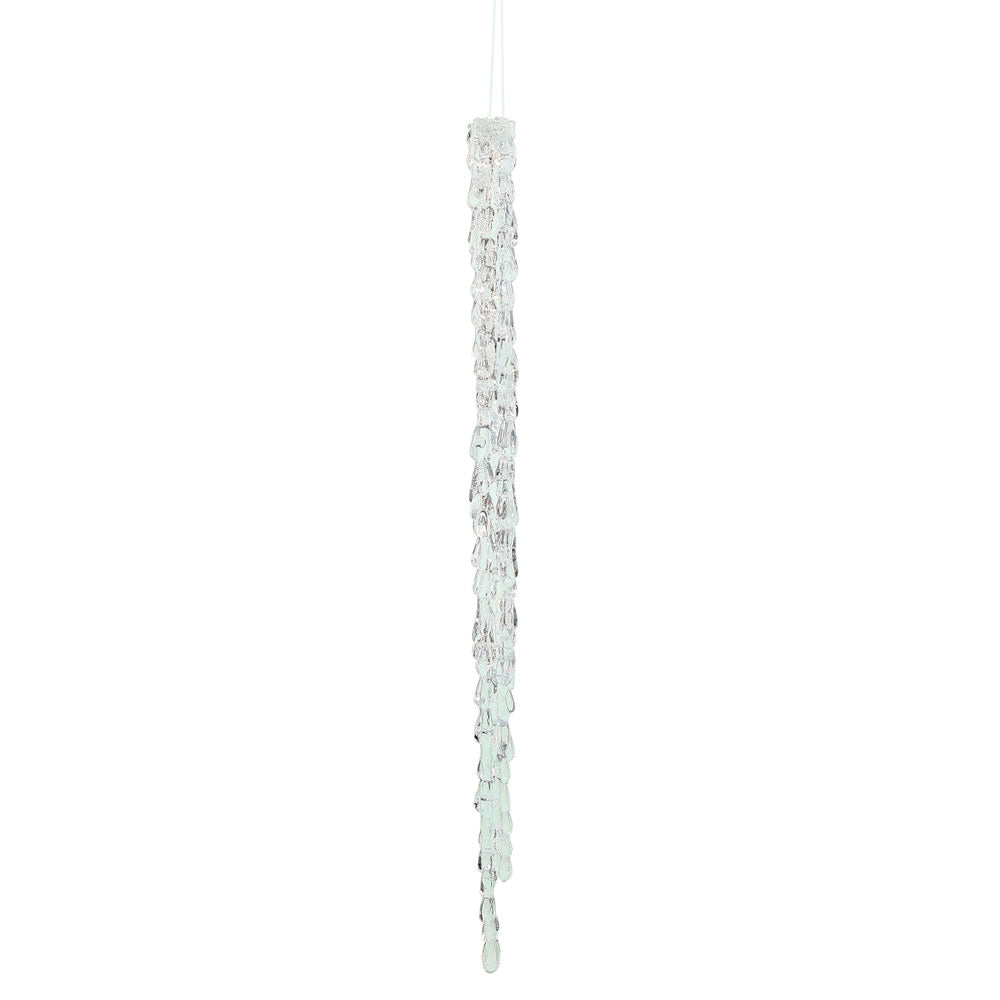 Vickerman 18 in. Clear Icicle Christmas Ornament