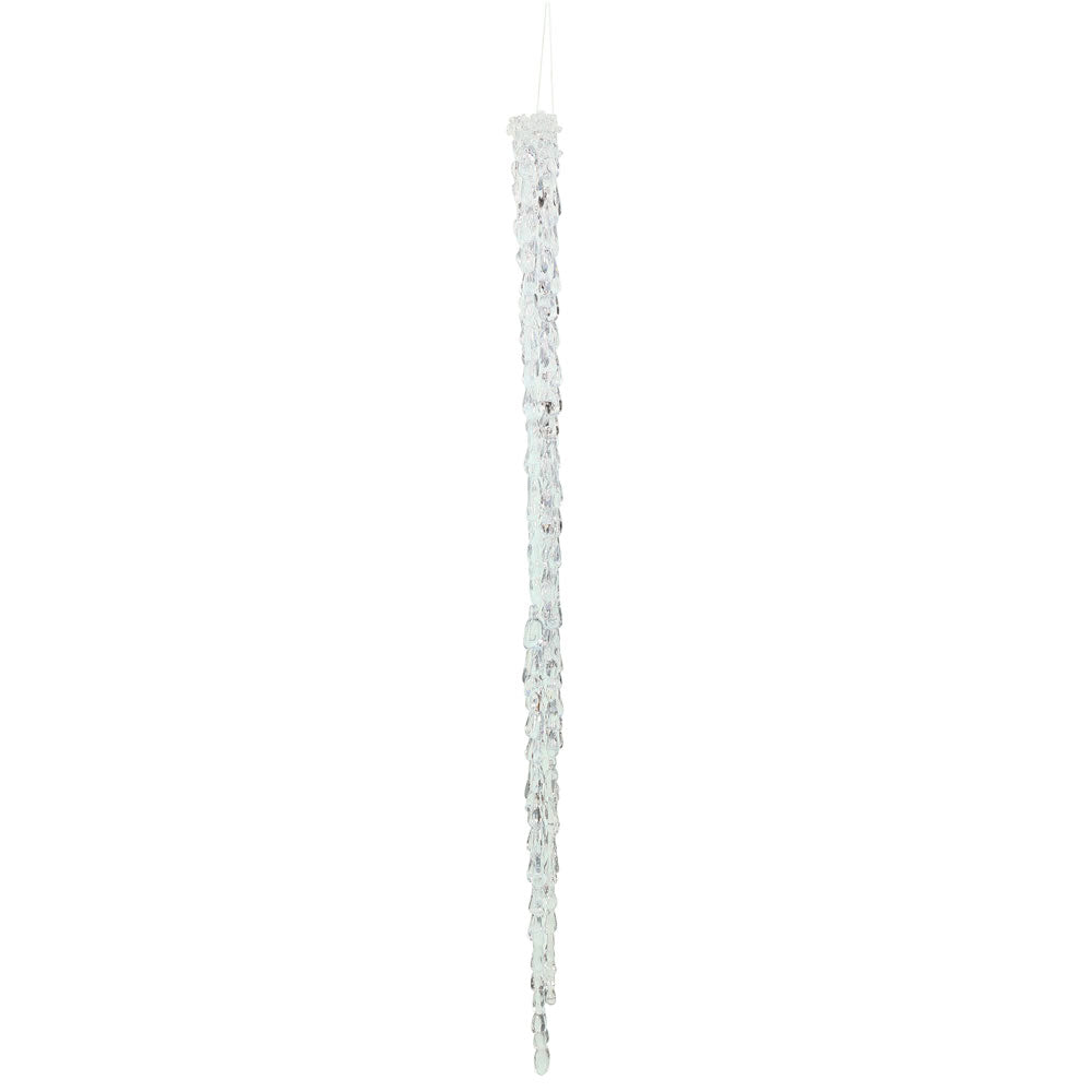 Vickerman 24 in. Clear Icicle Christmas Ornament