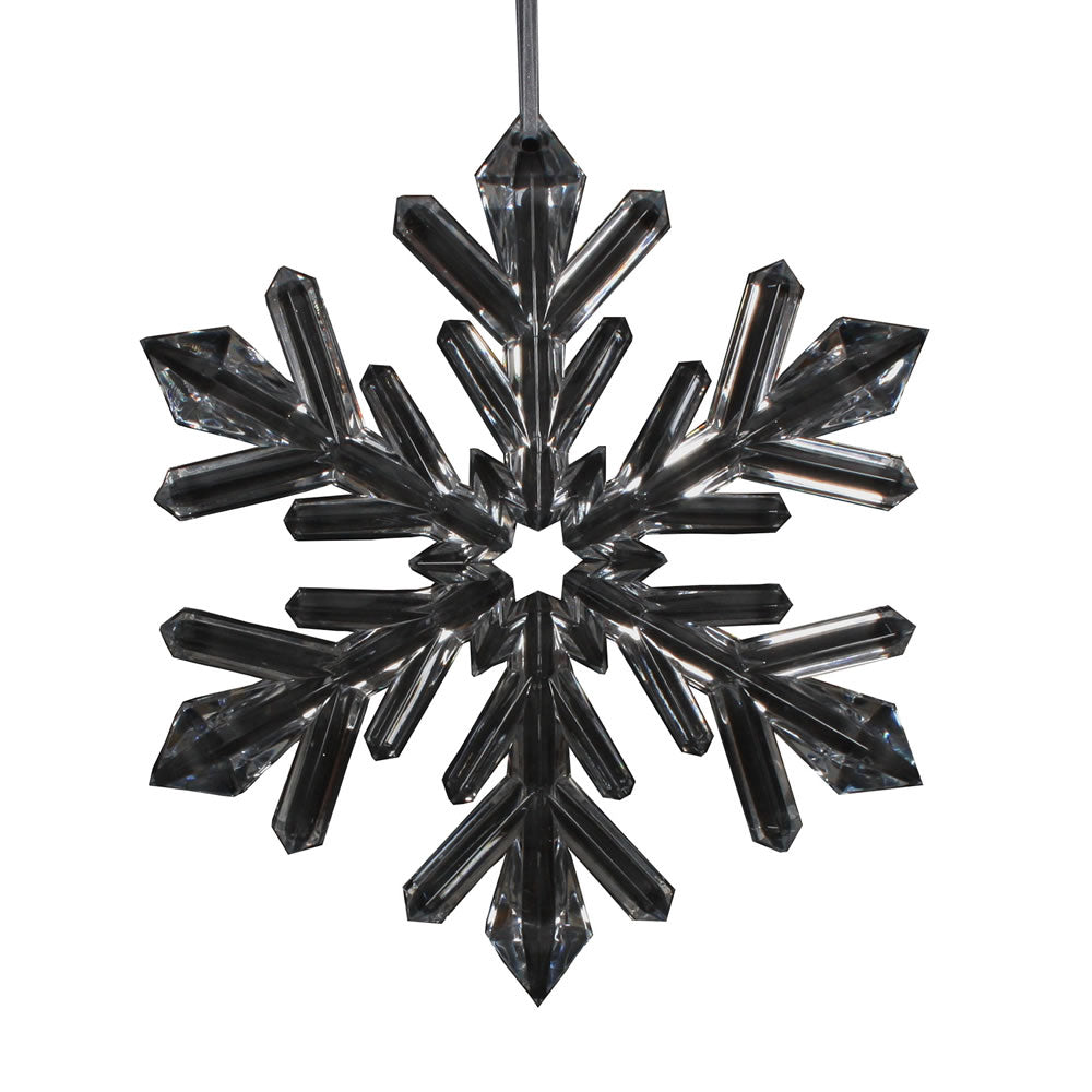 Vickerman 8.75 in. Clear Acrylic Snowflake Christmas Ornament